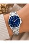 Women's Wristwatch Silver Color Casual and Stylish Combination Japanese Machine Gift Boxed