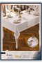 Linen 26-Piece 12-Person Dinnerware Set, Table Set, 155 × 220 cm Table Runner, Cream, Stylish Home Textiles BX - 2