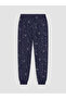 Patterned 100% Cotton Women's Pajama Bottoms - 7