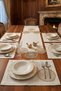 13 Piece American Service Set Cream Lace 12 Plates 1 Runner