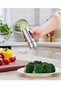 Premium 3-Piece Stainless Steel Oil Sauce Dispenser with Stand, Salt and Pepper Shaker Set - Tabletop Restaurant Type 1 Sauce Dispenser with Bottle Seasoning and Salt Shaker Set - 3