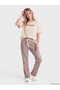 Leopard Patterned Women's Pajama Set - 2