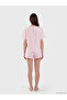 V-Neck Striped Women's Shorts Pajamas Set - 4