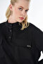 High Collar Sweatshirt Black - 7