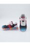 Girl's Colorful Sole Velcro Casual Sneaker Sports Shoes