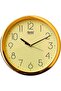 Plastic Abstract Quartz Analog Wall Clock - Model No.957 (260Mm X 260Mm X 33Mm, Ivory)
