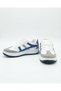 Women's striped lace-up flat sole sneakers sports shoes