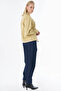 Pocket Detailed Cotton Blouse Yellow - 5