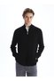 Trendlucky standard fit stand collar men's knit cardigan