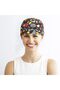 Working Cap, with Button and Sweatband, 6 Pack Cotton Printed Adjustable Bouffant Tie Back Hats for - 2