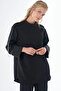 Chain Detailed Sweatshirt Black