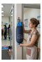 Large Size Bag Holder or Shoe Cover Holder Denim Color Thin Linen Fabric Bag Organizer Storage Bag 23X42 cm - 3