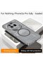 حافظة لهاتف Nothing Phone (3a) pro، متوافقة مع الشحن اللاسلكي Magsafe، [لا تسبب الاصفرار] [15 FT M] - 2