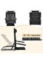 Adjustable Lifting Bed Backrest with Armrest, Large Folding Bed Rest Sitting up, Multifunction Porta - 3