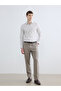 Nevavm Slim Fit Plaid Men's Shirt with Difference - 3