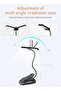 Book Light,LOOPITYS, 9 Modes, LED Clip Reading Light, Eye-Care USB Rechargeable Reading Lamp for Kid - 5