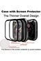 متوافق مع Apple Watch Case Series 4 Series 5 Series 6 Series SE مع واقي الشاشة 44mm ، حالة الغطاء ال - 3