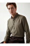 Nevavm Regular Fit Dobby Men's Shirt with Difference