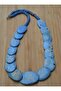 Real Bone Special Design Necklace - Turquoise - - 4