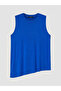 Nevavm Plus Size Asymmetrical Cut Women's Tank Top with Difference - 5