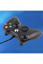 وحدة تحكم ألعاب سلكية USB لجهاز XBOX 360 Slim وأجهزة الكمبيوتر بنظام ويندوز 7 و8 و10 باللون الأسود - 3