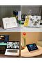 Acrylic Book Stand, Premium Adjustable Book Holder for Desk, 13 Angle Positions Foldable Ligh - 2