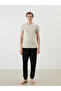 Nevavm Oval Collar Short Sleeve Men's Undershirt with Difference - 4