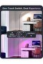 ايديشاين مصباح ارضي LED، وضع RGB وضوء دافئ 3000 كلفن مع تعتيم غير متدرج - 5