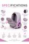 Kids Rolling Backpack for Girls, Fashion Printed Trolley School Bag, Large Capacity Wheeled Luggage, Waterproof Students Book Bag, Girls Schoolbag, Back-to-school Bookbag 65804-Rose Gold - 6