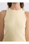 Alita City Women's Ribbed Tank Top with Contrast Collar - 3