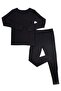 Men's Black Thermal Underwear Set - 8