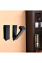 5 قطع من خطافات التعليق القابلة للطي، خطافات جدارية لتعليق المعاطف والمناشف، مصنوعة من سبائك الألومنيوم عالية التحمل - 3