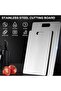 2 Pack Cutting Boards for Kitchen, Stainless Steel Cutting Board, Upgrade Double Sided Board, 304 St - 4