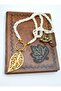 Leaf Necklace - White -