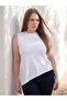 Nevavm Plus Size Asymmetrical Cut Women's Tank Top with Difference