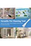 4 Pack Long-Handled Bird Cage Cleaning Tools, Shovel Cleaner Set for Bird Droppings Removal, E - 6