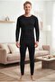 Men's Black Thermal Underwear Set
