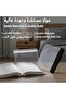 مصباح قراءة مسطح للكتب، قطعتان، مصباح LED شفاف للقراءة الليلية في السرير، يعمل بالبطارية - 6