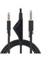 كابل صوت لسماعات الألعاب، كابل صوت بطول 2 متر / 6.6 قدم لسماعات Astro A10 A30 A40 A40TR A50