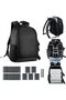حقيبة ظهر احترافية للكاميرا لحمل كاميرات DSLR/SLR والكاميرات بدون مرآة مع ملحقات مقاومة للماء