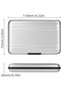 Digital Storage Aluminum Case, Storage Box, Memory Card carrying Box, Shockproof Scratch Resistant, - 2
