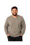 Men's Large Size Mink V-Neck Cotton Sweater 3Xl-4Xl-5Xl-6Xl