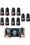 Mobile Game Controller Finger Sleeve Sets, Anti-Sweat Breathable Full Touch Screen Sensitive S