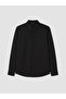 Ozmarka New Season Black Slim Fit Men's Shirt
