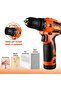 12 V Cordless Drill with 37-Piece Tool Set, Two-Speed Adjustment - 4