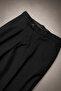Black Regular Fit Comfortable Fit 86% Cotton Trousers - 3