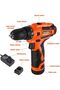 12 V Cordless Drill with 37-Piece Tool Set, Two-Speed Adjustment - 3