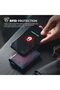 Holder with Double ID Window Leather Passcase Wallet RFID Blocking Automatic Pop - 4