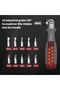 Ratcheting Screwdriver, Multi-tool Nut Screw Driver 10 in 1 Multi Bit Screwdriver, 90 Degree - 4