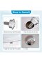 Toilet Flush Button, Universal Dual Flush Silver Round Head, Cistern Push Button Replacement for Pop - 4